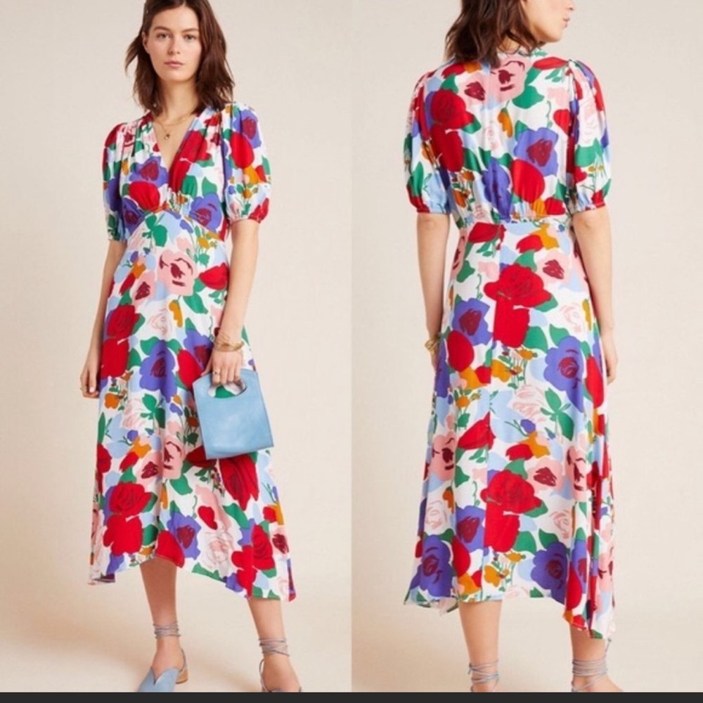 Faithfull The Brand Floral Midi Dress